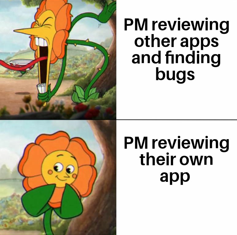Cuphead Flower - PM reviewing apps