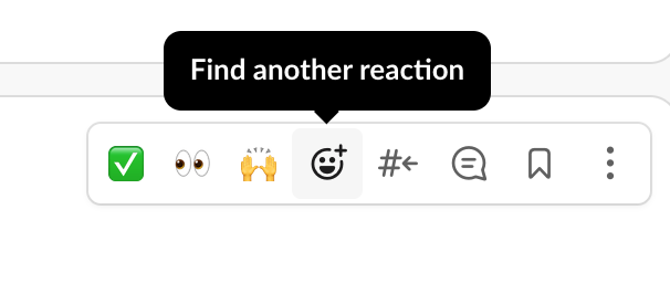 Slack emoji response