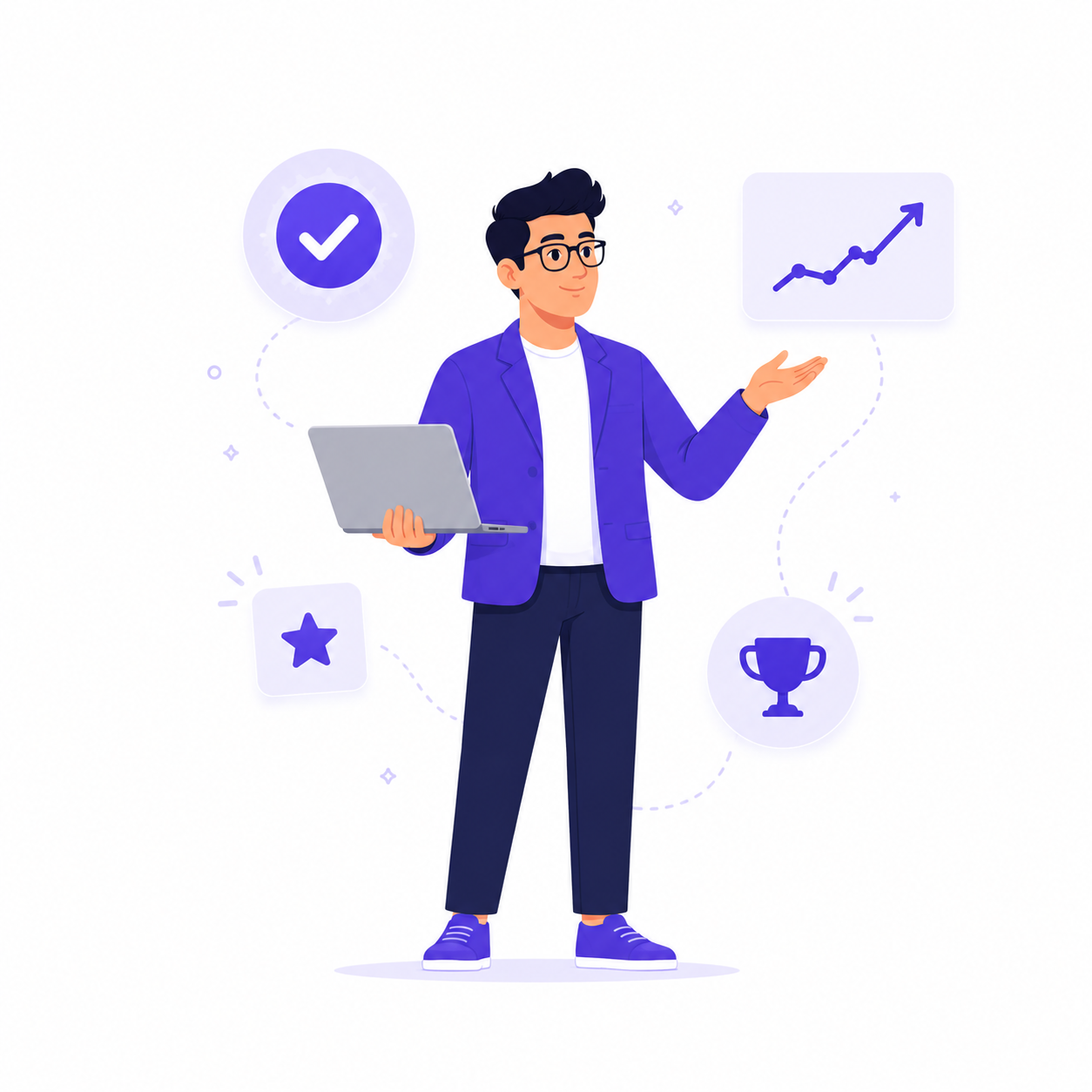 Confident product manager after interview preparation